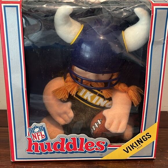 Skol! 1983 Tudor Games NFL Huddles Minnesota Vikings Team 8” Mascot IN BOX